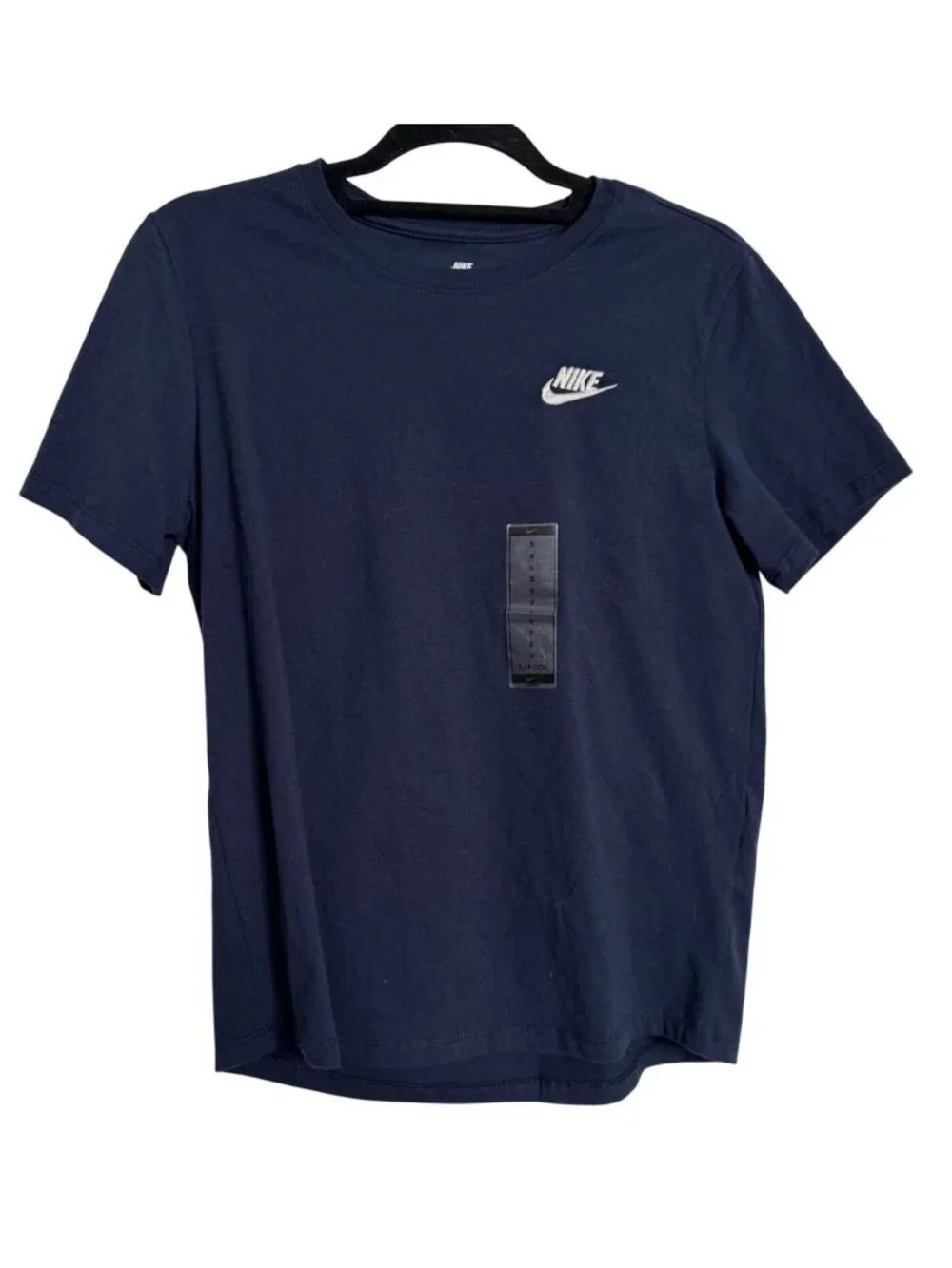 Nike Sports Wear Logo Size Small Navy Women’s Short Sleeve NWT $30